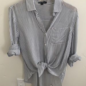 Oversized button down